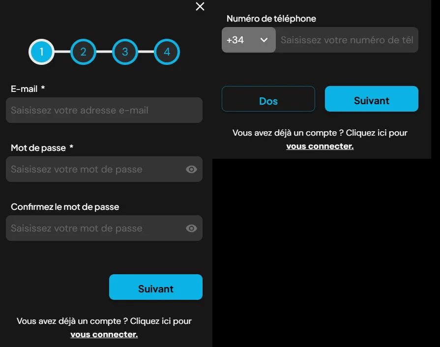 PJSpins Casino Registratie